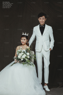 成都室内韩式婚纱照,成都婚纱摄影客片:乐琪摄影